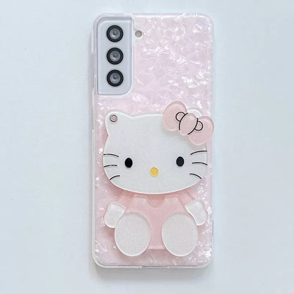 Compatible with Samsung  Kitty Mirror Phone Case