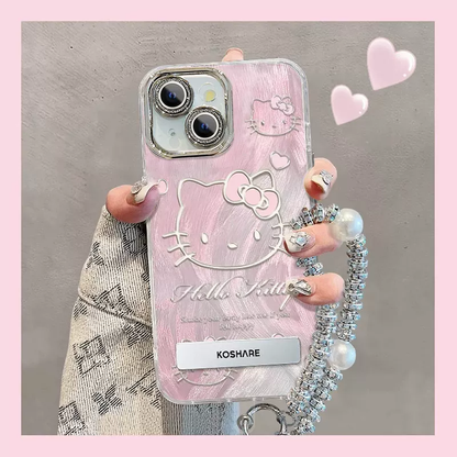 Kitty pink phone case