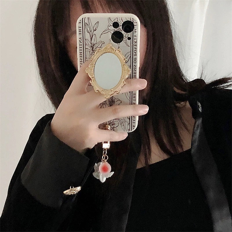 Compatible with Samsung  Mirror Stand Phone Case