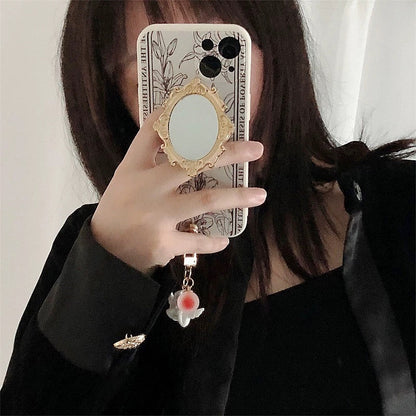 Compatible with Samsung  Mirror Stand Phone Case