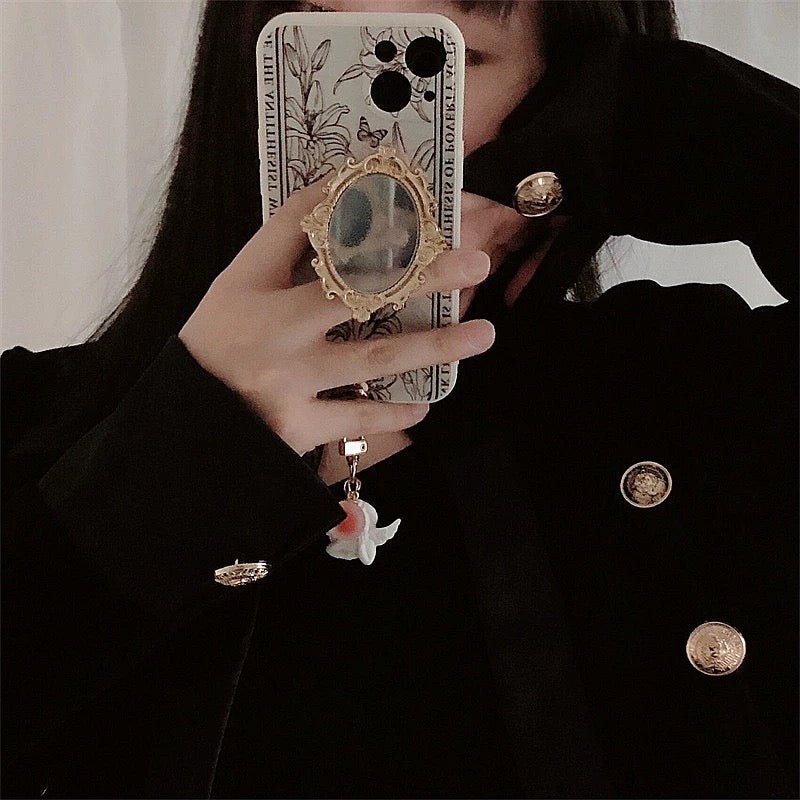 Compatible with Samsung  Mirror Stand Phone Case