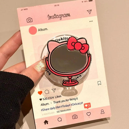 Kitty magnetic mirror phone case