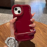 Burgundy Kitty Stand Phone Case