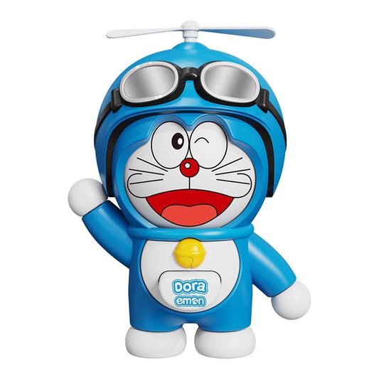 Doraemon press to change face doll pendant