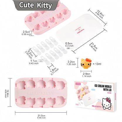 Kitten Ice Cream Box Mold